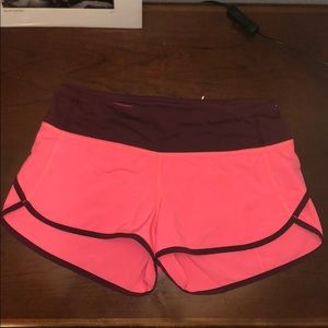 Lululemon speed shorts